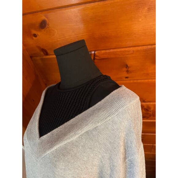 T by Alexander Wang Inner Tank Combo Grey Sweater Dress NWT sz SP - Picture 2 of 8